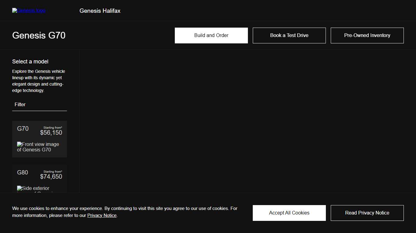 2026 Genesis G70 - New Midsize Luxury Sedan Genesis Halifax